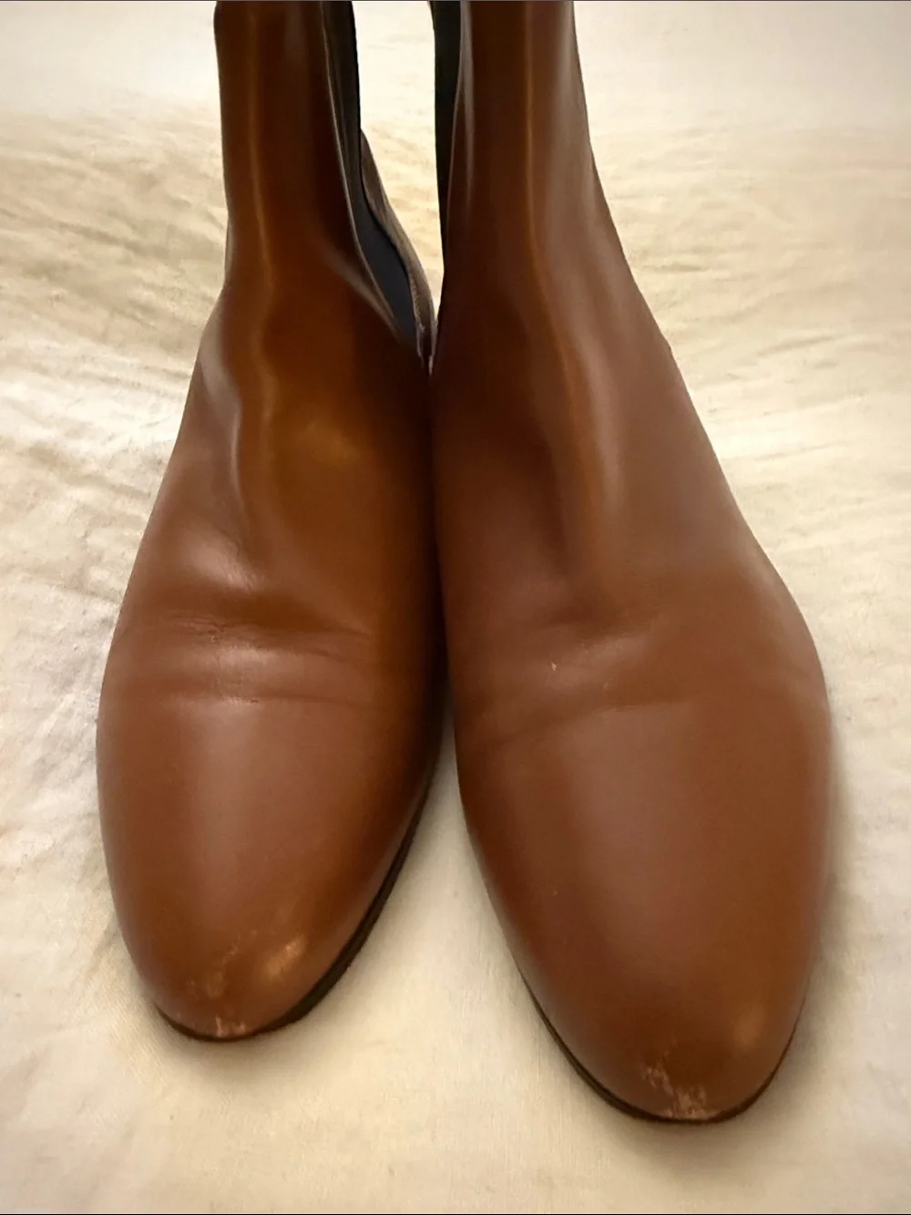 J.Crew Women’s Brown Leather Chelsea Boots